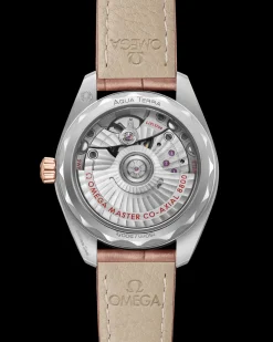 34 mm, Stahl ‑ Sedna™‑Gold mit Lederarmband