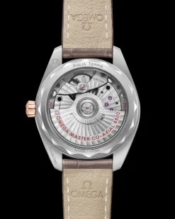 34 mm, Stahl ‑ Sedna™‑Gold mit Lederarmband