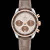 38 mm, Stahl ‑ Sedna™‑Gold mit Lederarmband