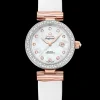 34 mm, Stahl ‑ Sedna™‑Gold mit Lederarmband