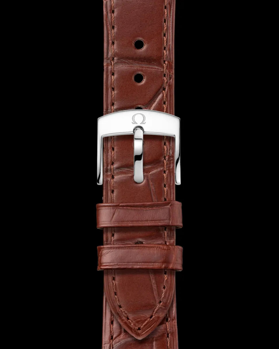 41 mm, Stahl ‑ Sedna™‑Gold mit Lederarmband