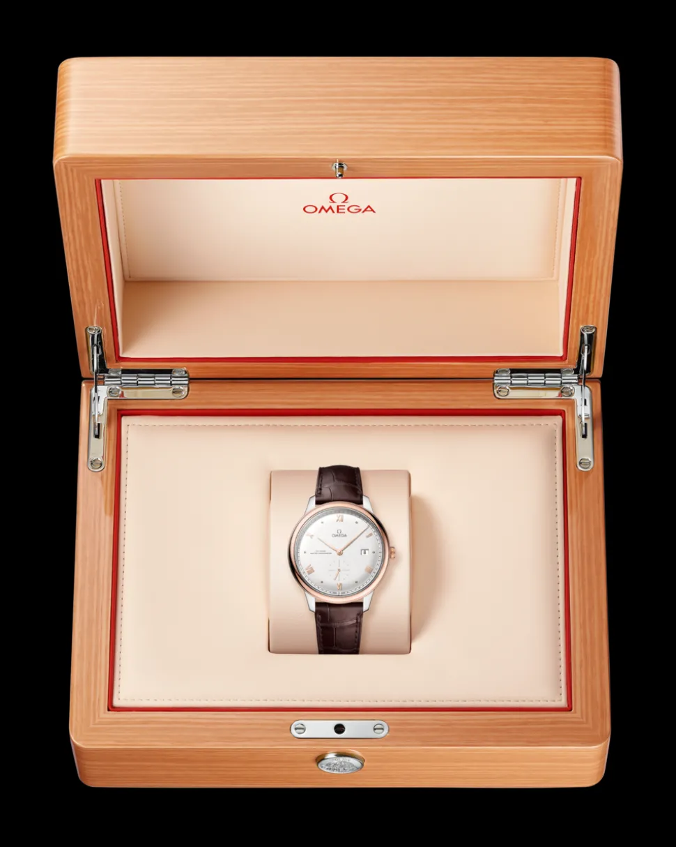 41 mm, Stahl ‑ Sedna™‑Gold mit Lederarmband