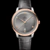 40 mm, Stahl ‑ Sedna™‑Gold mit Lederarmband