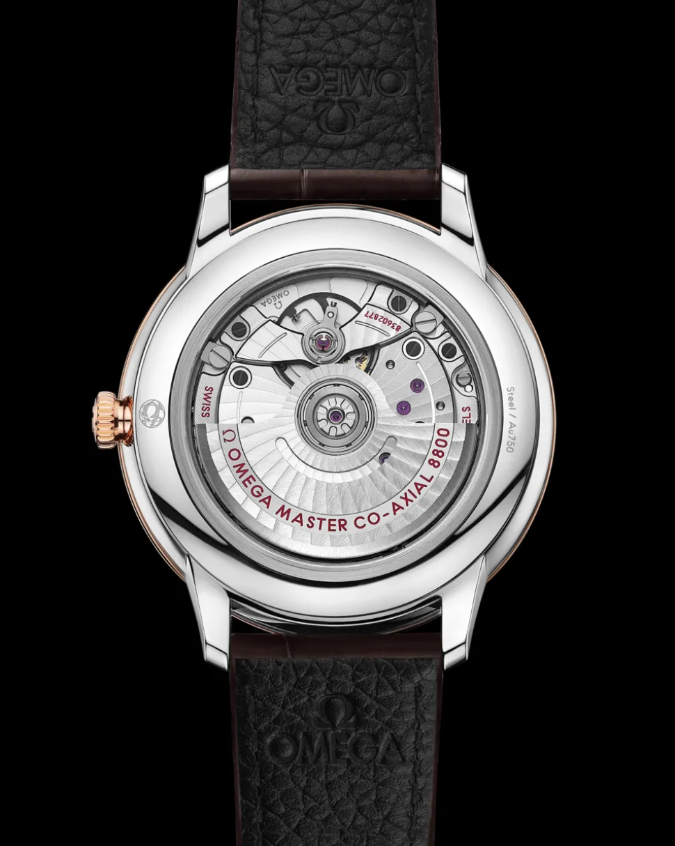 40 mm, Stahl ‑ Sedna™‑Gold mit Lederarmband