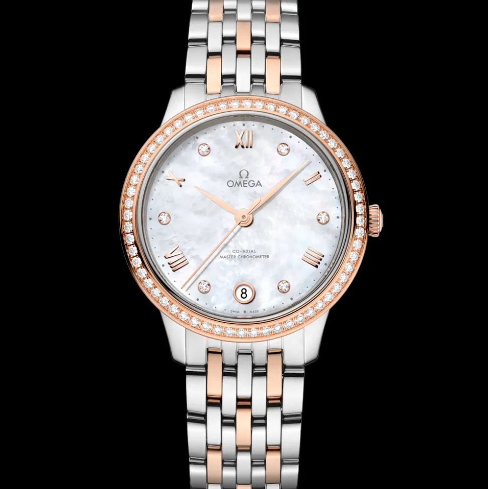 34 mm, Stahl ‑ Sedna™‑Gold mit Stahl‑ und Sedna™‑Goldband