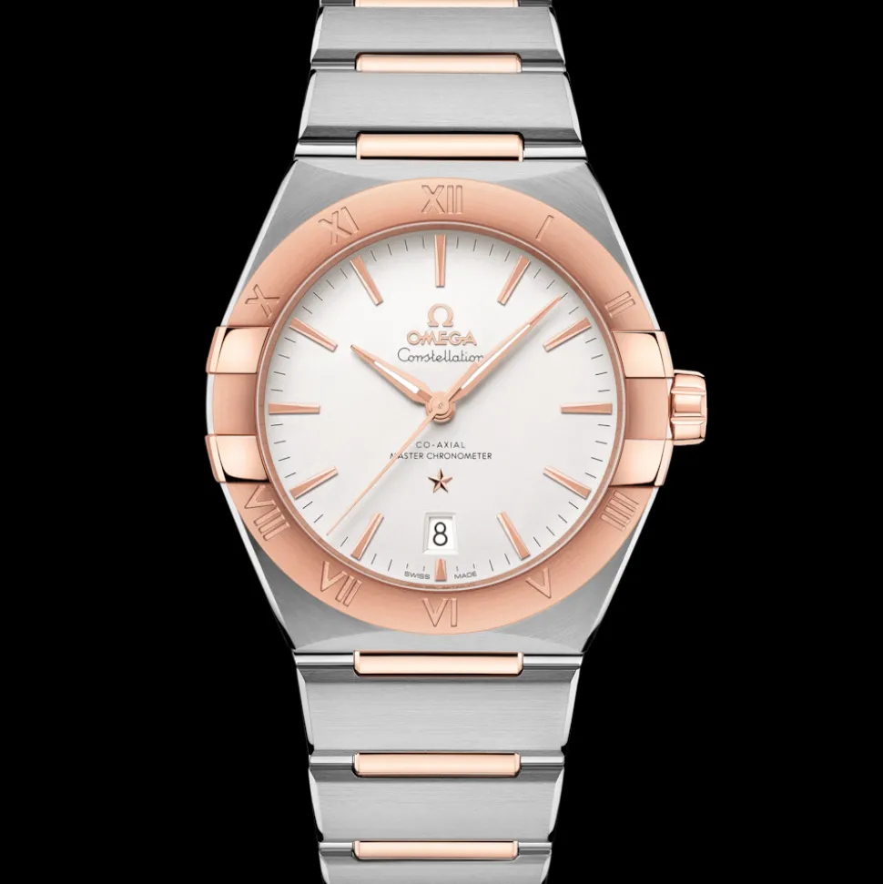 39 mm, Stahl ‑ Sedna™‑Gold mit Stahl‑ und Sedna™‑Goldband