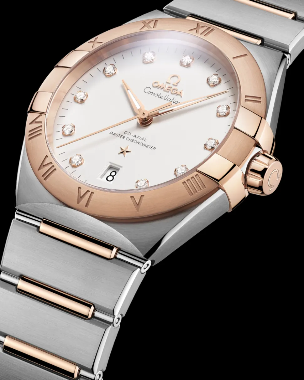 39 mm, Stahl ‑ Sedna™‑Gold mit Stahl‑ und Sedna™‑Goldband