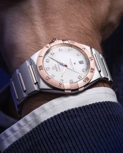 39 mm, Stahl ‑ Sedna™‑Gold mit Stahl‑ und Sedna™‑Goldband