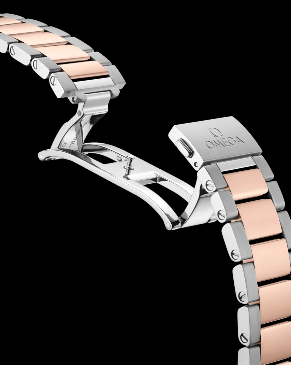 38 mm, Stahl ‑ Sedna™‑Gold mit Stahl‑ und Sedna™‑Goldband