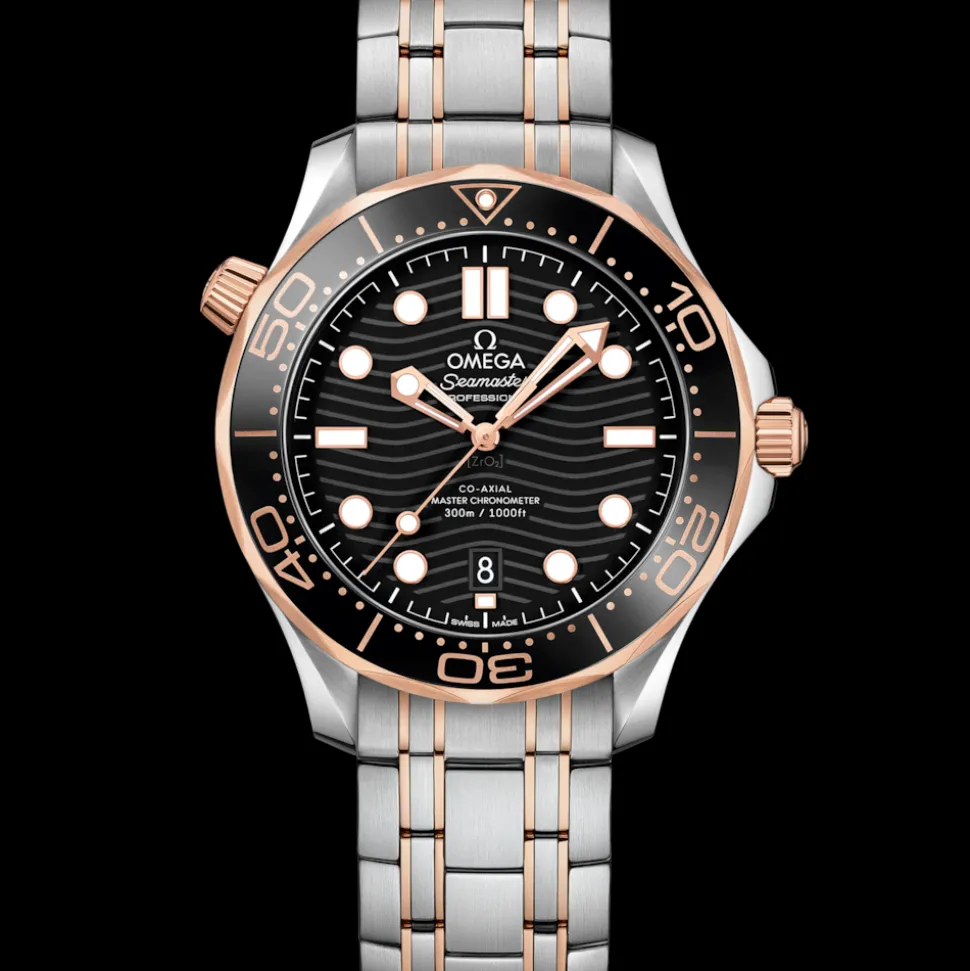 42 mm, Stahl ‑ Sedna™‑Gold mit Stahl‑ und Sedna™‑Goldband