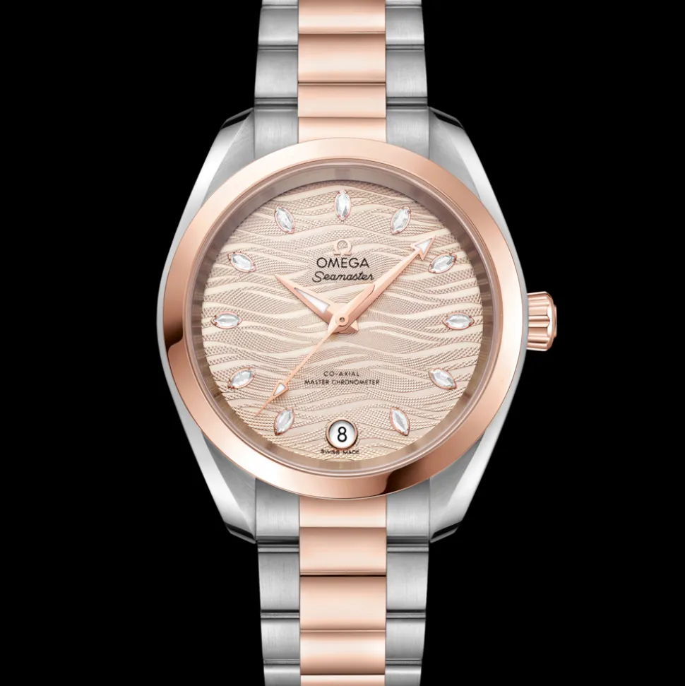 34 mm, Stahl ‑ Sedna™‑Gold mit Stahl‑ und Sedna™‑Goldband