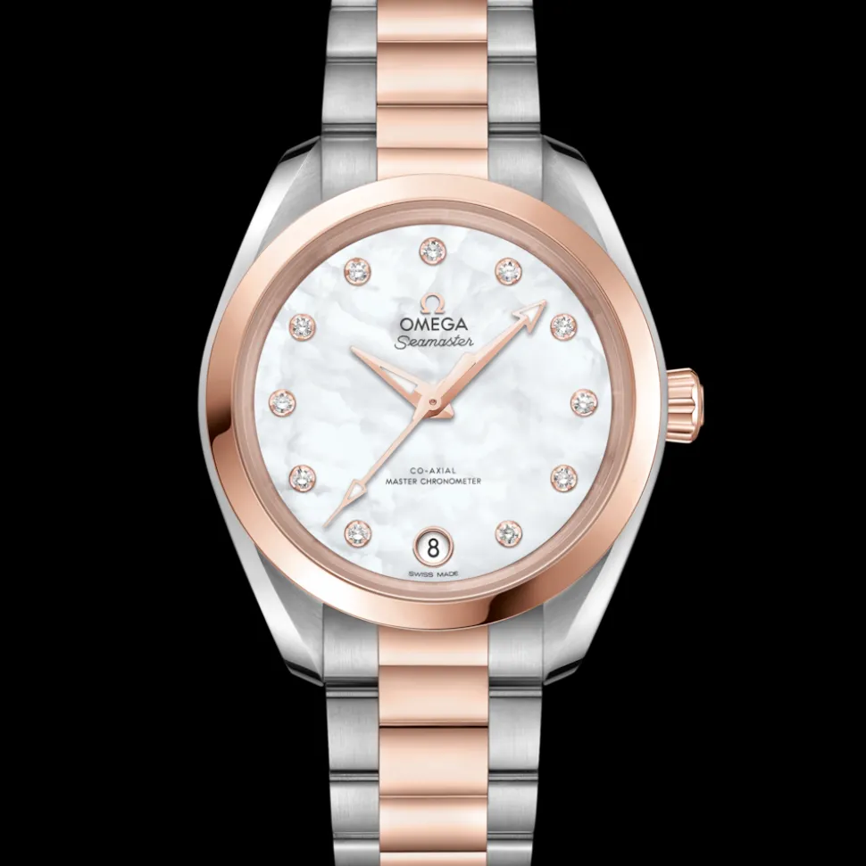 34 mm, Stahl ‑ Sedna™‑Gold mit Stahl‑ und Sedna™‑Goldband