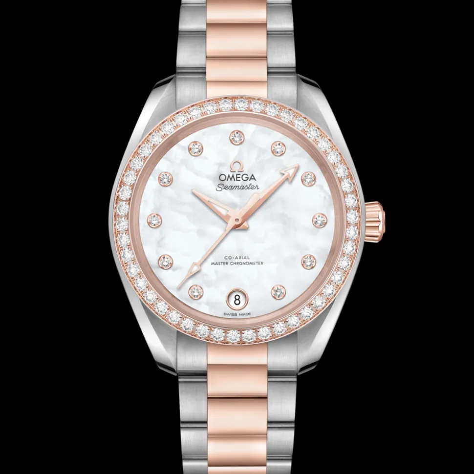 34 mm, Stahl ‑ Sedna™‑Gold mit Stahl‑ und Sedna™‑Goldband