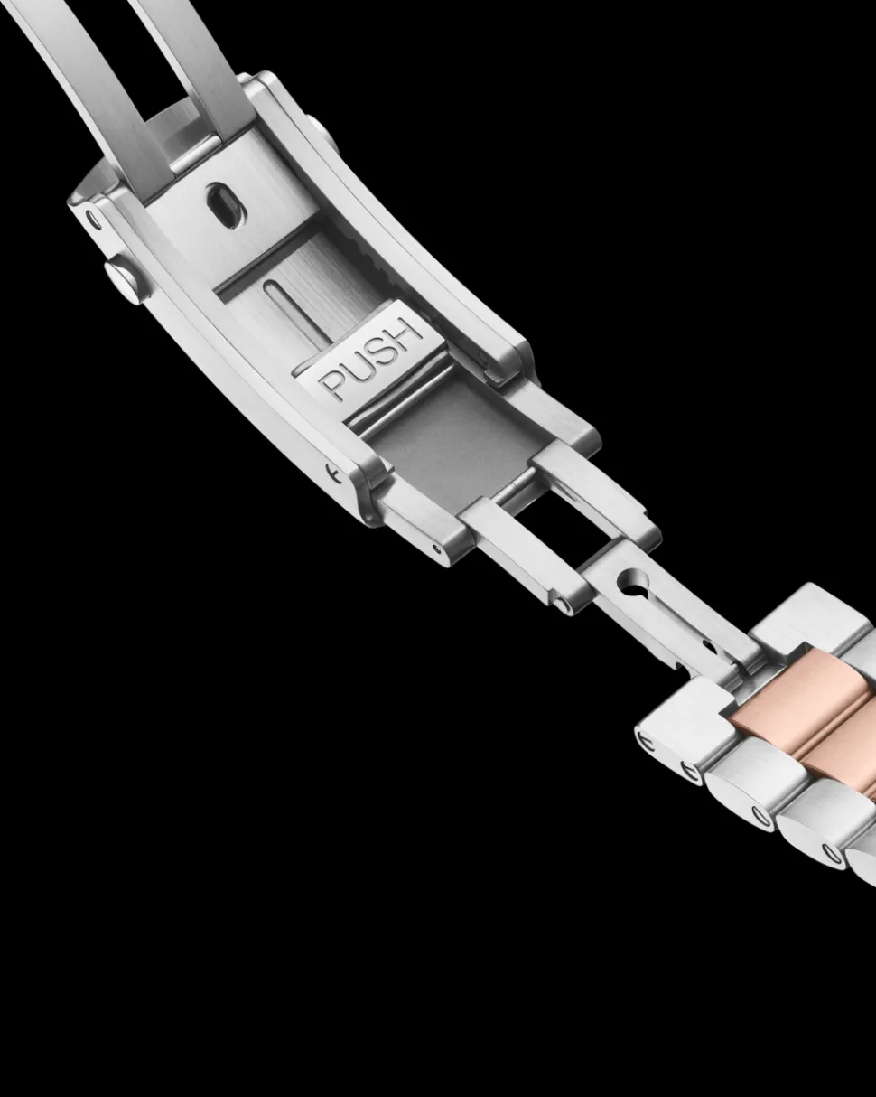 45,5 mm, Stahl ‑ Sedna™‑Gold mit Stahl‑ und Sedna™‑Goldband