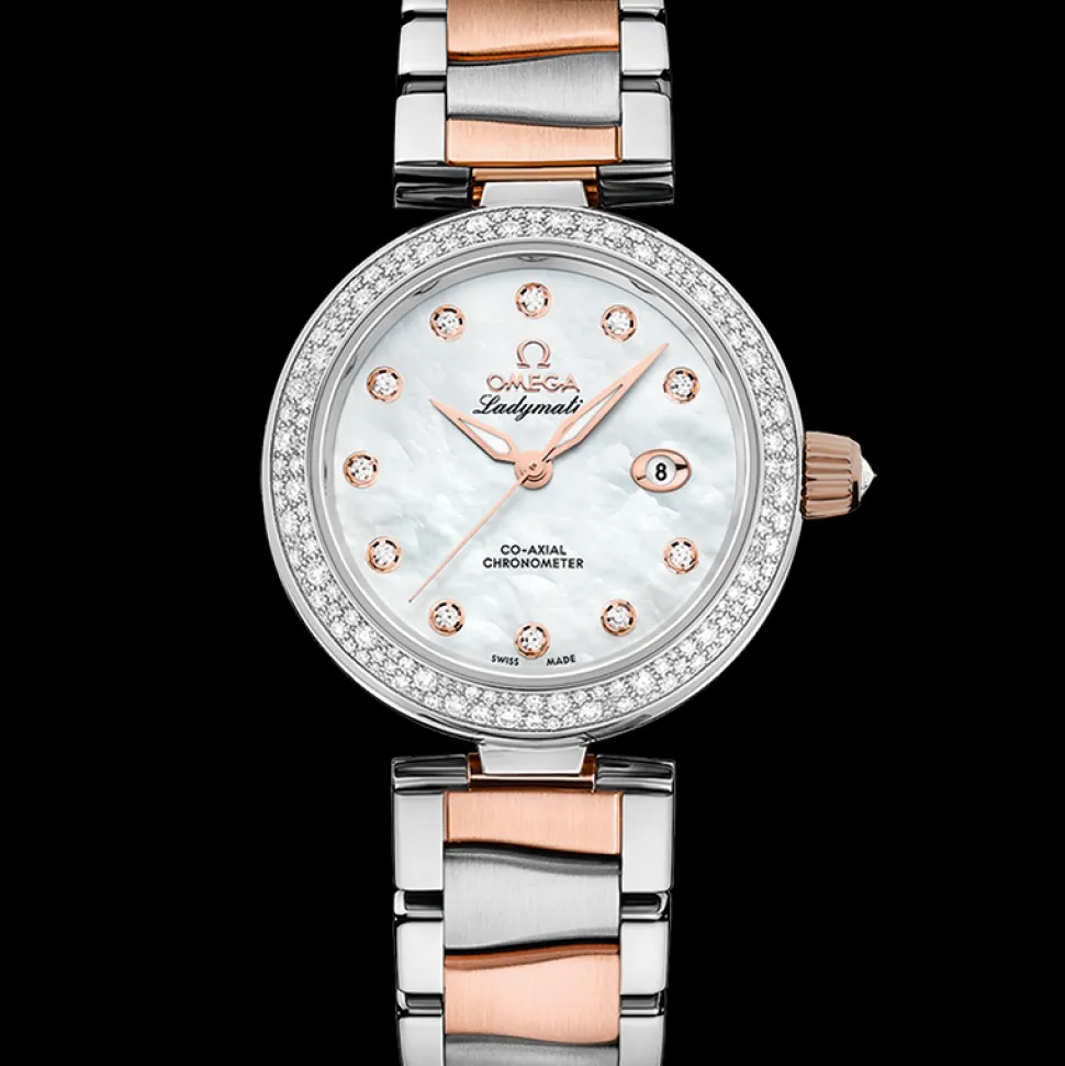 34 mm, Stahl ‑ Sedna™‑Gold mit Stahl‑ und Sedna™‑Goldband