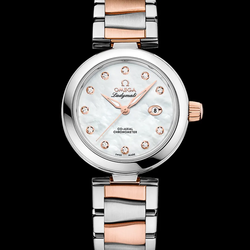 34 mm, Stahl ‑ Sedna™‑Gold mit Stahl‑ und Sedna™‑Goldband