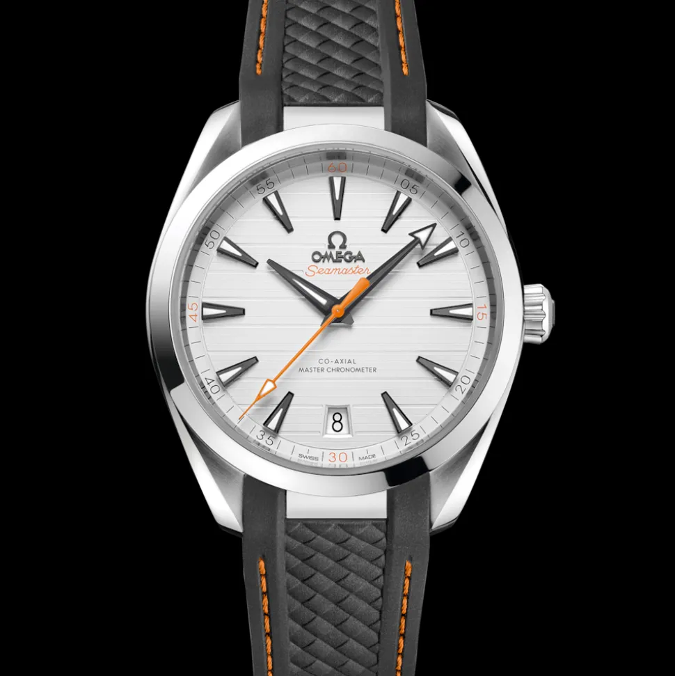 41 mm, Stahl mit Kautschukband