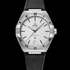 41 mm, Stahl mit Kautschukband