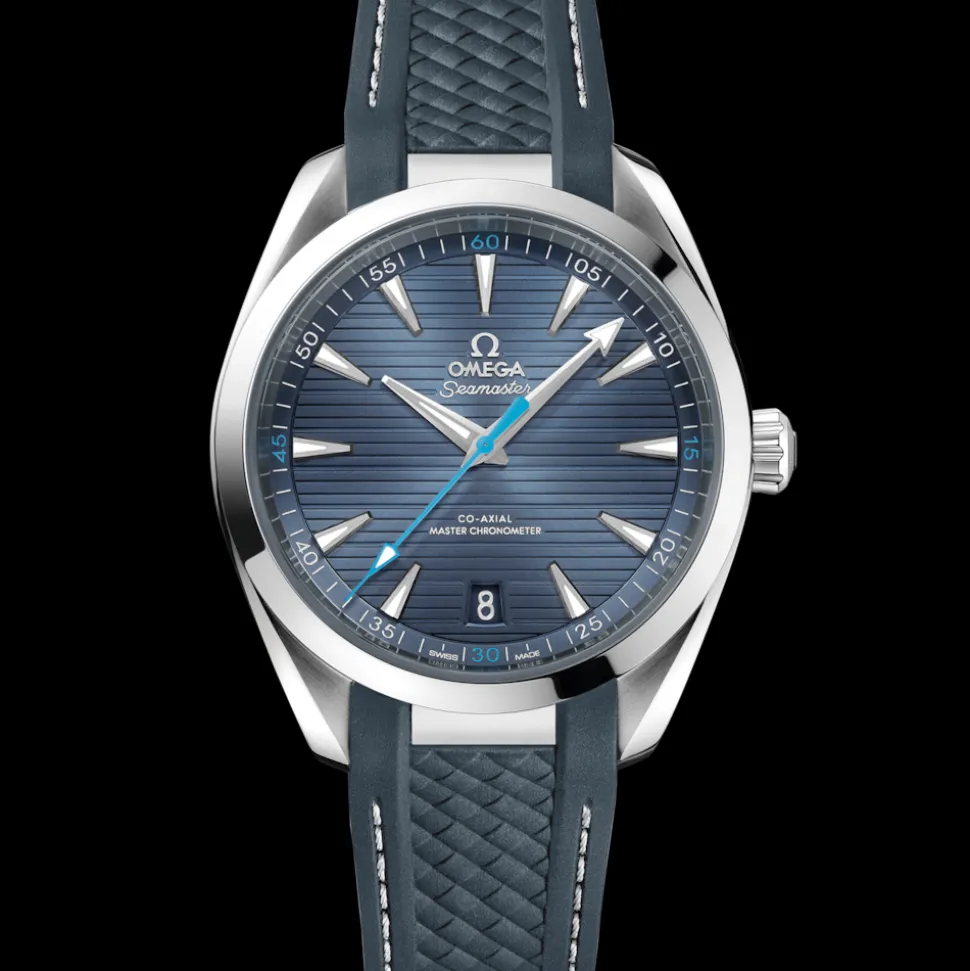 41 mm, Stahl mit Kautschukband