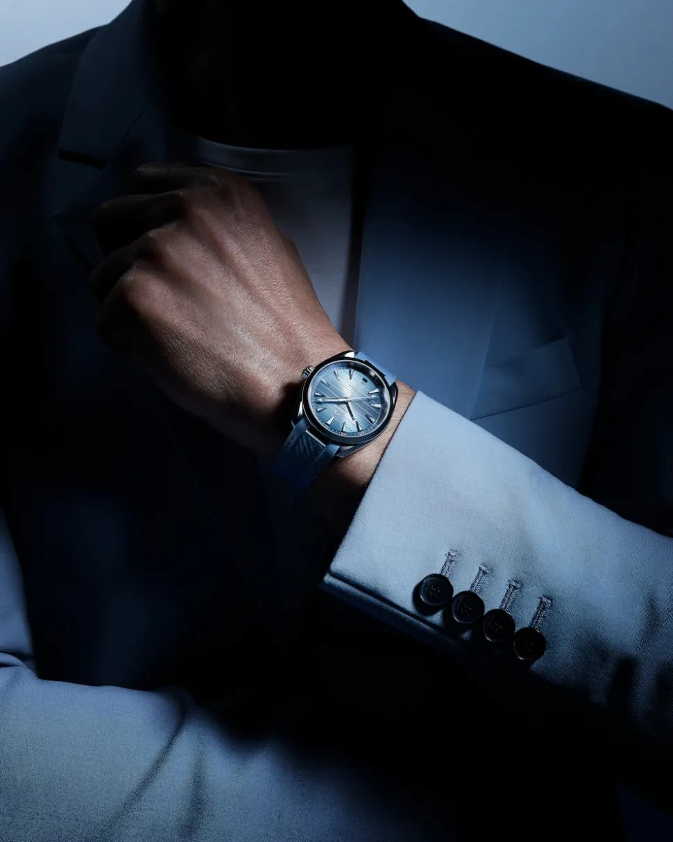 41 mm, Stahl mit Kautschukband