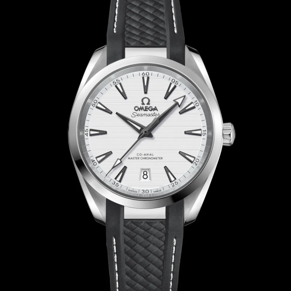 38 mm, Stahl mit Kautschukband