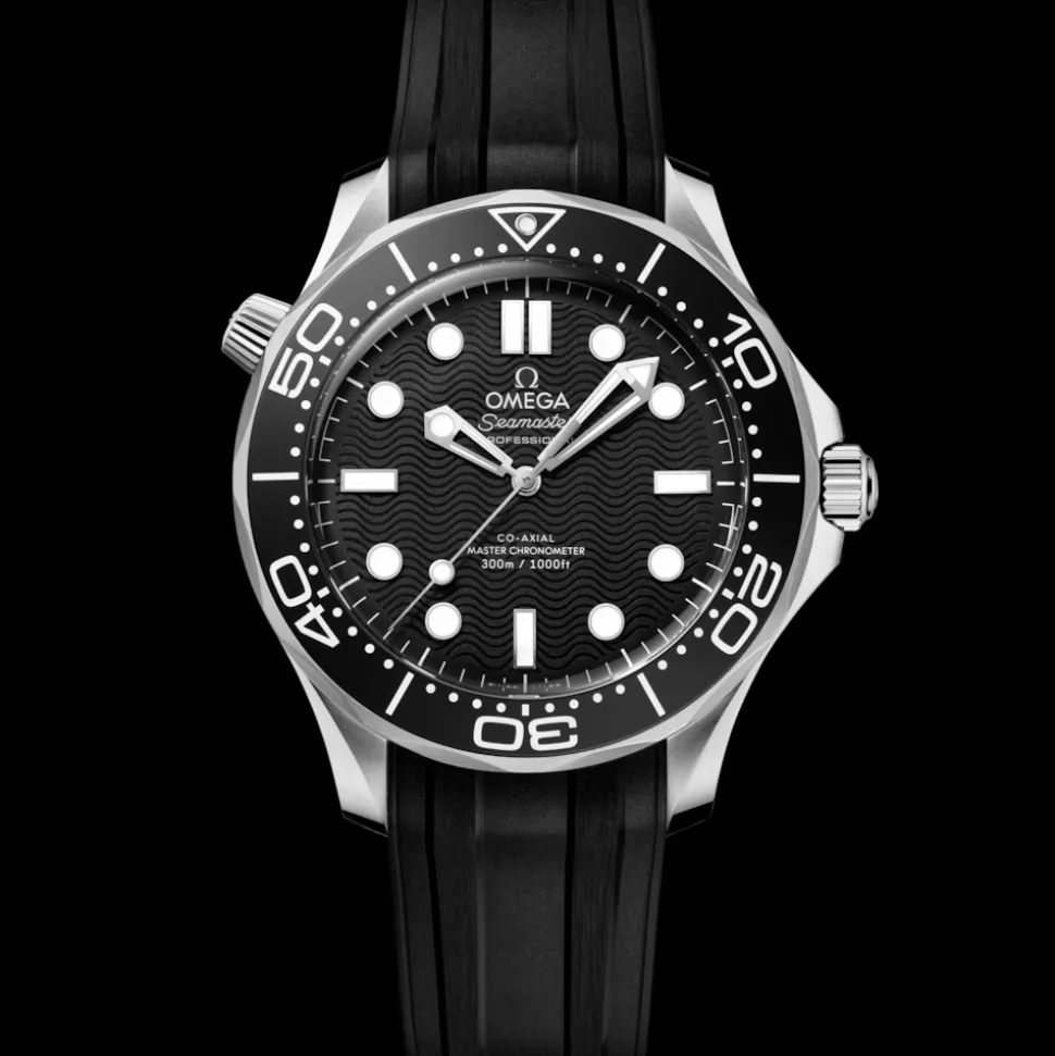 42 mm, Stahl mit Kautschukband