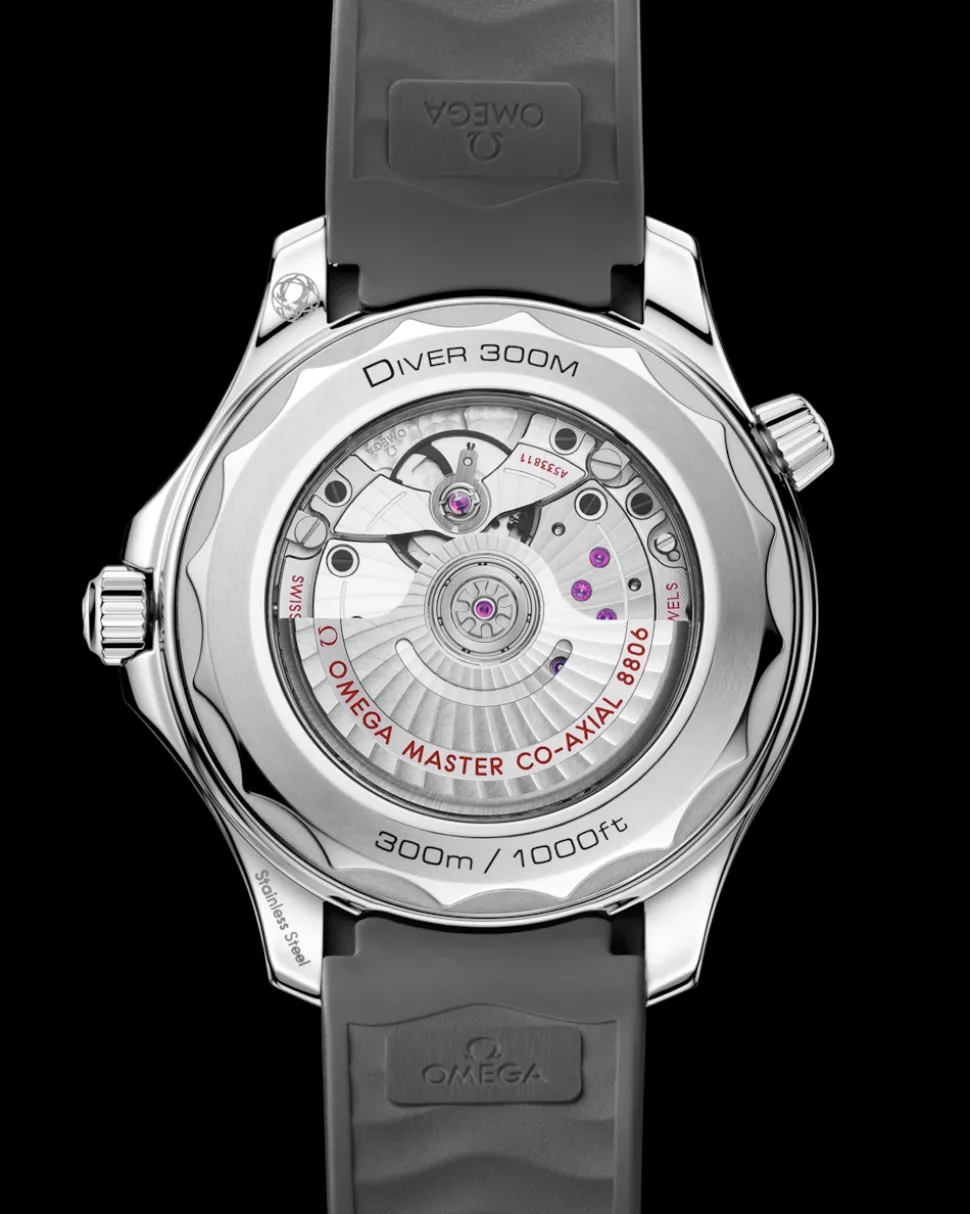 42 mm, Stahl mit Kautschukband
