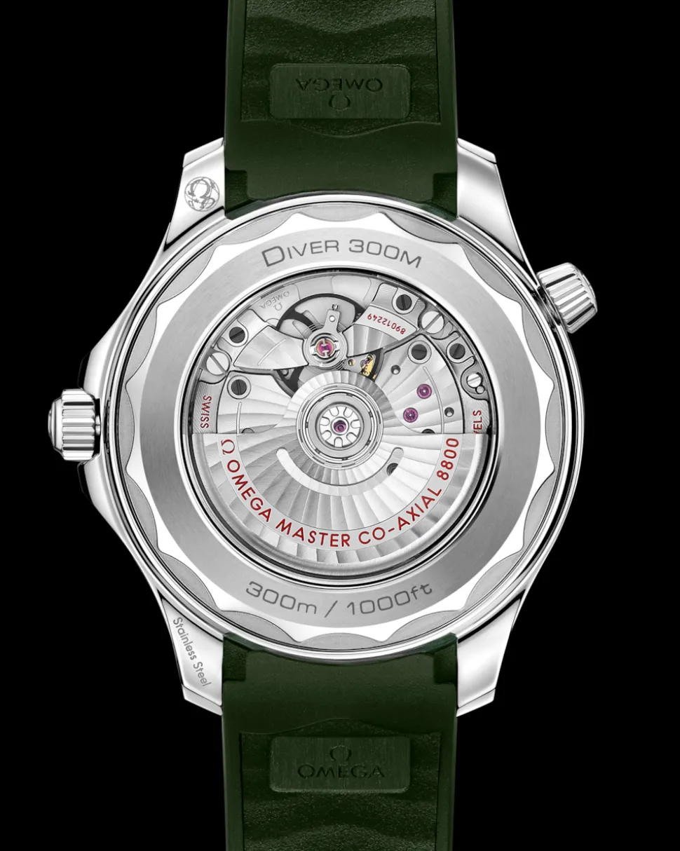 42 mm, Stahl mit Kautschukband