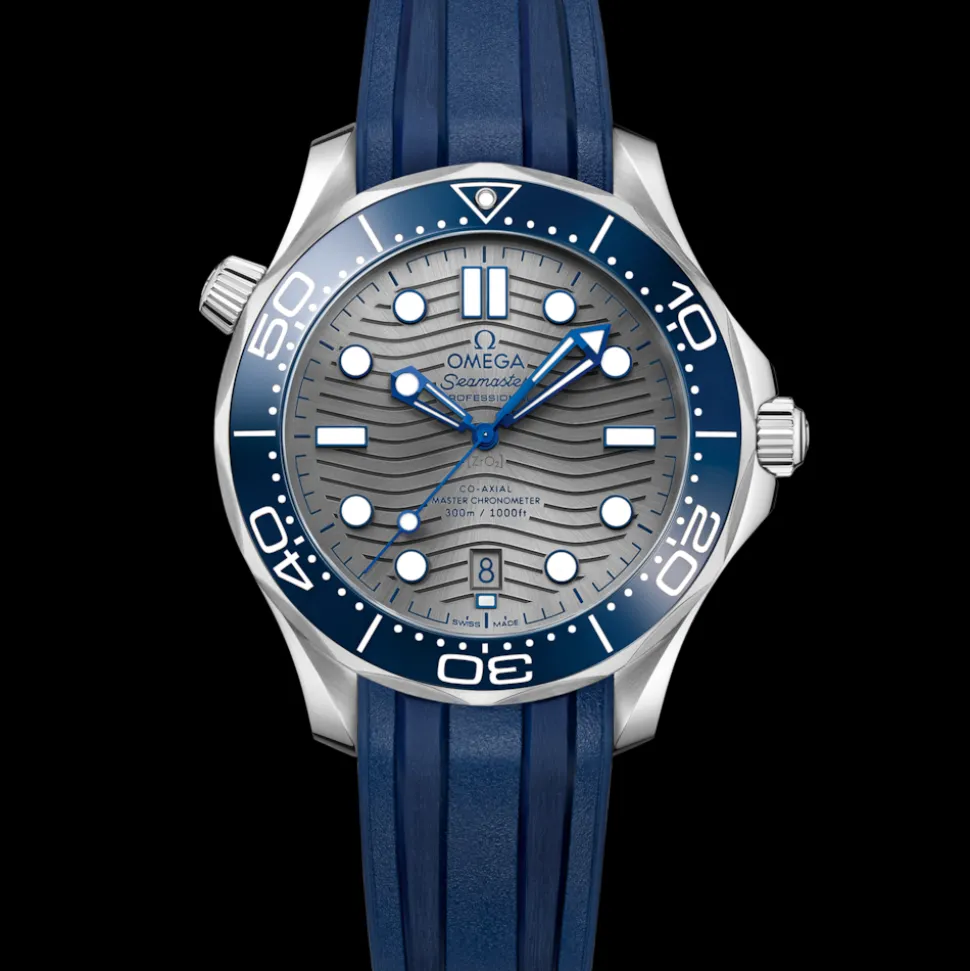 42 mm, Stahl mit Kautschukband