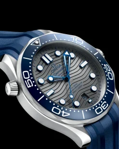42 mm, Stahl mit Kautschukband