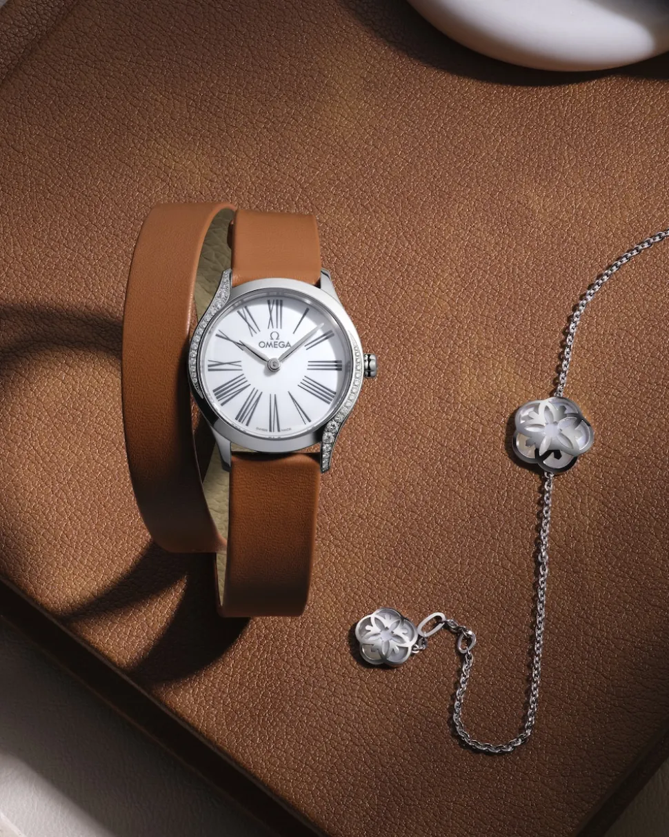 26 mm, Stahl mit Leder