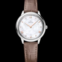 30 mm, Stahl mit Lederarmband