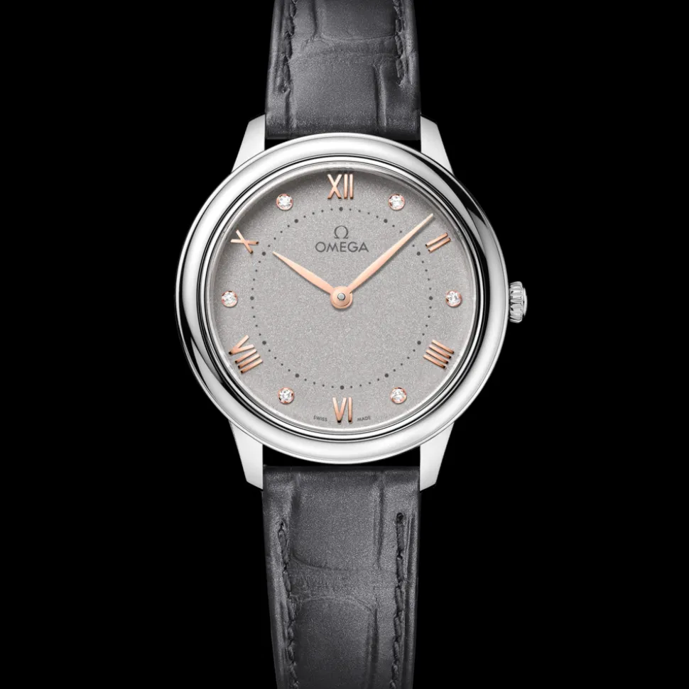 30 mm, Stahl mit Lederarmband