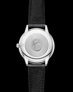 30 mm, Stahl mit Lederarmband
