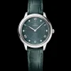 30 mm, Stahl mit Lederarmband