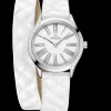 26 mm, Stahl mit Lederarmband