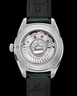 41 mm, Stahl mit Lederarmband