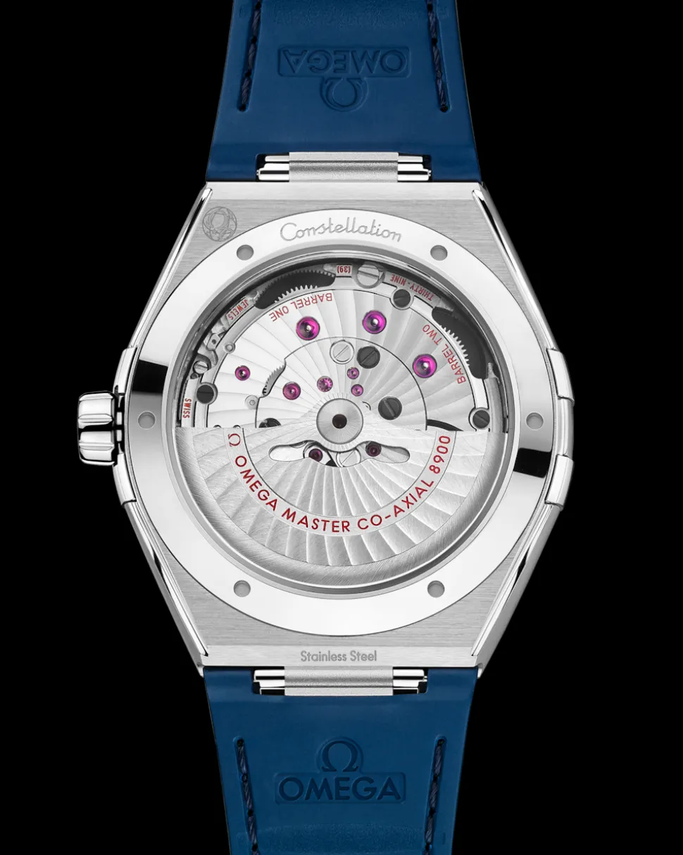41 mm, Stahl mit Lederarmband