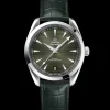 41 mm, Stahl mit Lederarmband