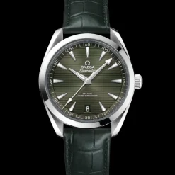 41 mm, Stahl mit Lederarmband