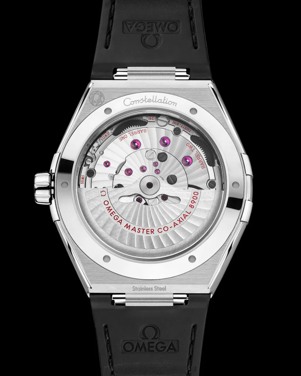 41 mm, Stahl mit Lederarmband