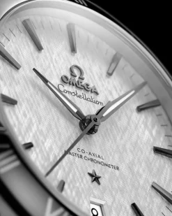 41 mm, Stahl mit Lederarmband