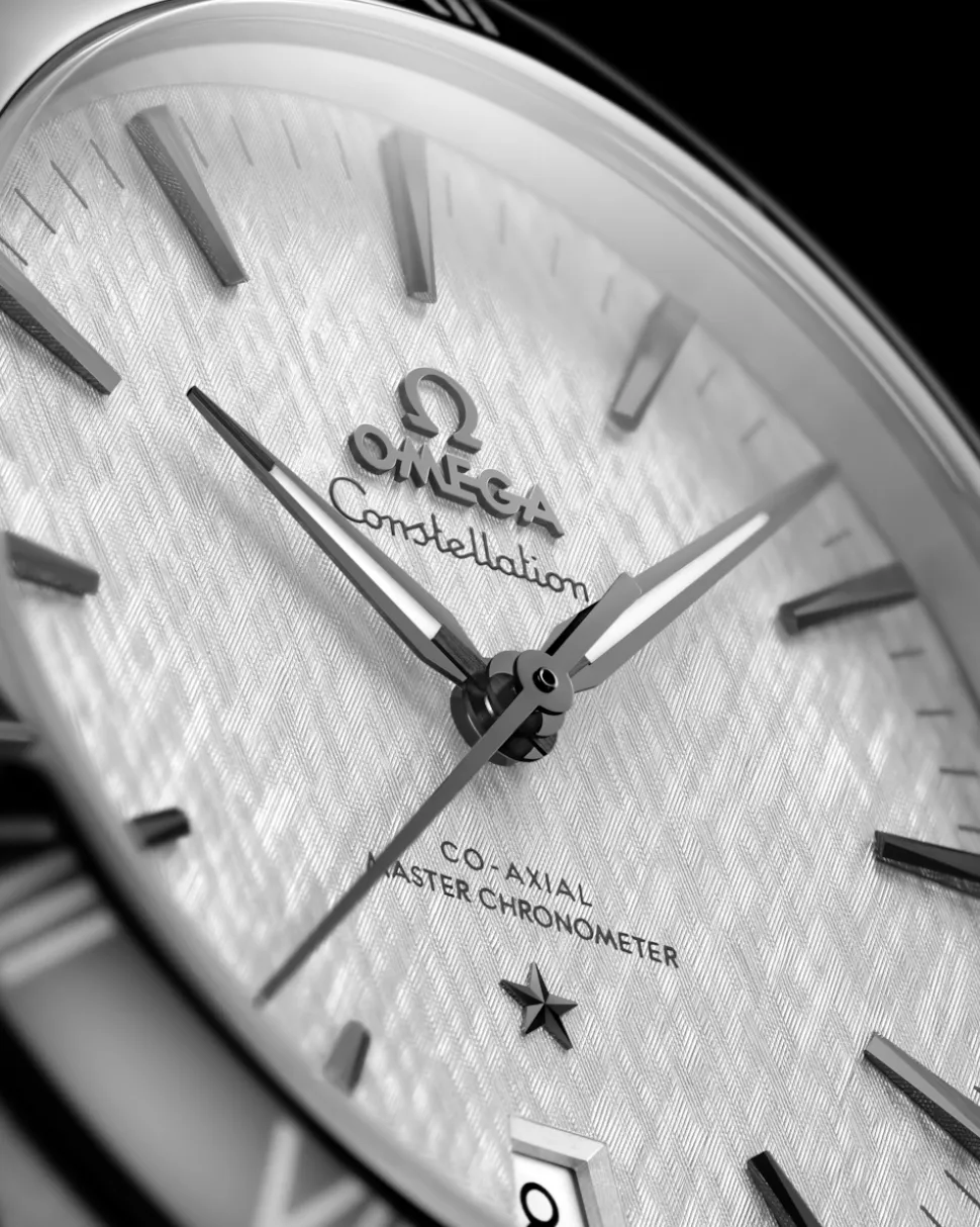 41 mm, Stahl mit Lederarmband