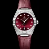 36 mm, Stahl mit Lederarmband