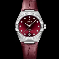 36 mm, Stahl mit Lederarmband