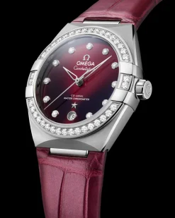 36 mm, Stahl mit Lederarmband