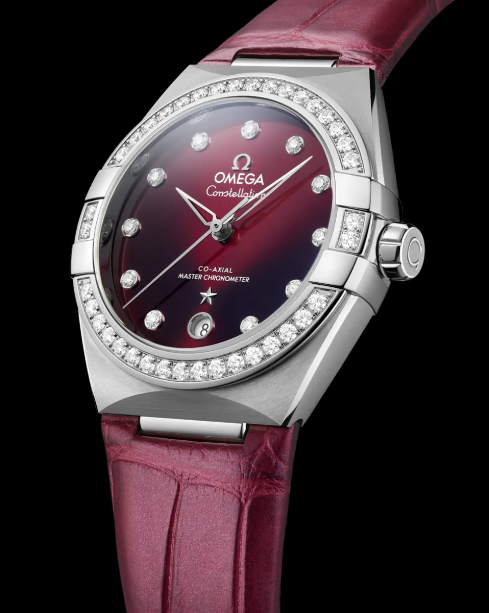 36 mm, Stahl mit Lederarmband