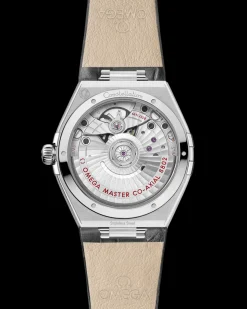 34 mm, Stahl mit Lederarmband