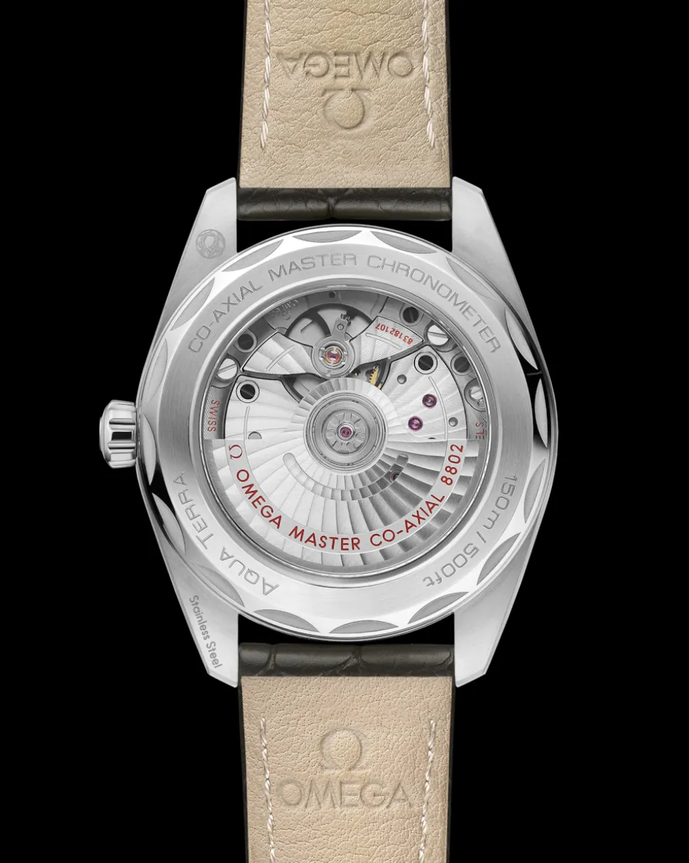 38 mm, Stahl mit Lederarmband