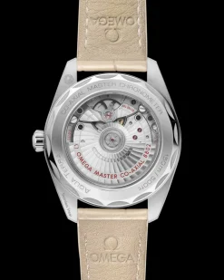 38 mm, Stahl mit Lederarmband